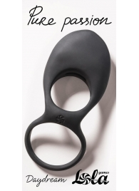 Черное эрекционное виброкольцо Daydream - Lola Games - в Петрозаводске купить с доставкой
