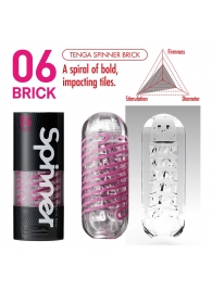 Мастурбатор SPINNER Brick - Tenga - в Петрозаводске купить с доставкой