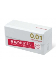 Супер тонкие презервативы Sagami Original 0.01 - 10 шт. - Sagami - купить с доставкой в Петрозаводске