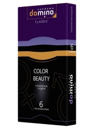 Разноцветные презервативы DOMINO Colour Beauty - 6 шт. - Domino - купить с доставкой в Петрозаводске
