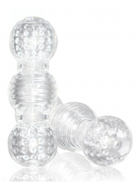 Прозрачный фигурный мастурбатор Master Stroker - Blush Novelties - в Петрозаводске купить с доставкой