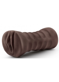 Коричневый мастурбатор-вагина Hot Chocolate Brianna - Blush Novelties - в Петрозаводске купить с доставкой