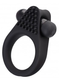 Черное эрекционное виброкольцо Brid с шипиками - A-toys - в Петрозаводске купить с доставкой