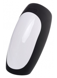 Черно-белый перезаряжаемый мастурбатор Erotist Hailstorm - Erotist Adult Toys - в Петрозаводске купить с доставкой