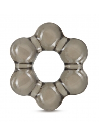 Дымчатое эрекционное кольцо Stay Hard Thick Bead Cock Ring - Blush Novelties - в Петрозаводске купить с доставкой
