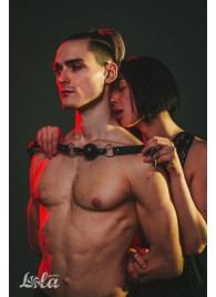 Черный кляп Love Addict на замочке - Lola Games - купить с доставкой в Петрозаводске