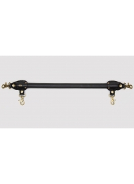 Черная распорка для ног Bound to You Faux Leather Spreader Bar - 50,8 см. - Fifty Shades of Grey - купить с доставкой в Петрозаводске