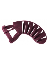 Мужской пояс верности бордового цвета Romello - Lola Games - купить с доставкой в Петрозаводске