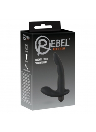 Черный вибромассажер простаты Naughty Finger Prostate Vibe - 13,8 см. - Orion - в Петрозаводске купить с доставкой