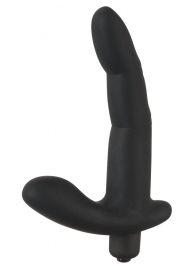 Черный вибромассажер простаты Naughty Finger Prostate Vibe - 13,8 см. - Orion - в Петрозаводске купить с доставкой