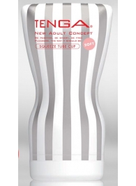 Мастурбатор TENGA Squeeze Tube Cup Soft - Tenga - в Петрозаводске купить с доставкой