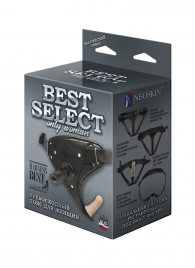 Пояс HARNESS BEST SELECT с вагинальной пробкой - LOVETOY (А-Полимер) - купить с доставкой в Петрозаводске