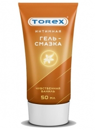 Смазка на водной основе TOREX  Чувственная ваниль  - 50 мл. - Torex - купить с доставкой в Петрозаводске