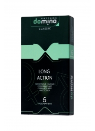 Презервативы с пролонгирующим эффектом DOMINO Classic Long action - 6 шт. - Domino - купить с доставкой в Петрозаводске