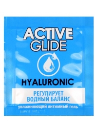 Лубрикант на водной основе Active Glide с гиалуроновой кислотой - 3 гр. - Биоритм - купить с доставкой в Петрозаводске