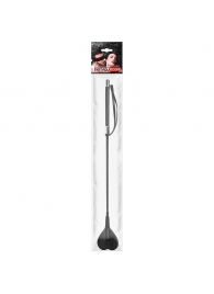 Черный стек с наконечником-сердечком - 54 см. - Notabu - купить с доставкой в Петрозаводске