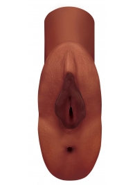 Коричневый мастурбатор Perfect Pussy Double Stroker - Pipedream - в Петрозаводске купить с доставкой