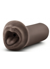 Коричневый мастурбатор-ротик Naughty Nicole - Blush Novelties - в Петрозаводске купить с доставкой
