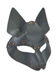 Серая маска Wolf с клепками - Sitabella - купить с доставкой в Петрозаводске
