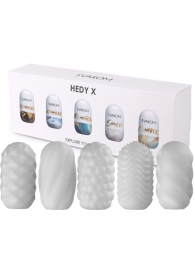 Набор из 5 мастурбаторов Hedy X5 Mixed - Svakom - в Петрозаводске купить с доставкой
