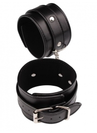 Черные оковы Classic Ankle Cuffs - Chisa - купить с доставкой в Петрозаводске