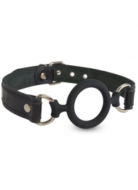 Силиконовый кляп-рамка на кожаных ремешках - Sitabella - купить с доставкой в Петрозаводске