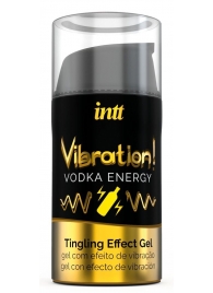 Жидкий интимный гель с эффектом вибрации Vibration! Vodka Energy - 15 мл. - INTT - купить с доставкой в Петрозаводске