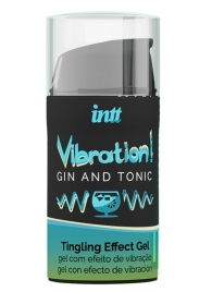 Жидкий интимный гель с эффектом вибрации Vibration! Gin   Tonic - 15 мл. - INTT - купить с доставкой в Петрозаводске