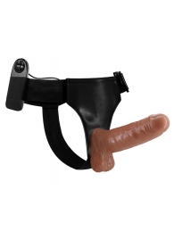 Страпон на трусиках с вибрацией Ultra Passionate Harness - 16 см. - Baile - купить с доставкой в Петрозаводске