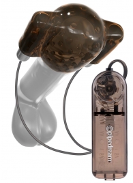 Дымчатый вибростимулятор головки пениса Dual Vibrating Head Teaser - Pipedream - в Петрозаводске купить с доставкой