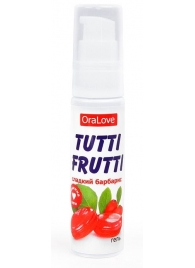 Гель-смазка Tutti-frutti со вкусом барбариса - 30 гр. - Биоритм - купить с доставкой в Петрозаводске