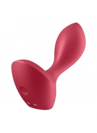 Красный вибромассажёр простаты Satisfyer Backdoor Lover - 14 см. - Satisfyer - в Петрозаводске купить с доставкой