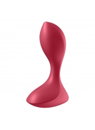 Красный вибромассажёр простаты Satisfyer Backdoor Lover - 14 см. - Satisfyer - в Петрозаводске купить с доставкой