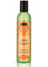 Массажное масло Naturals Tropical Mango с ароматом манго - 236 мл. - Kama Sutra - купить с доставкой в Петрозаводске