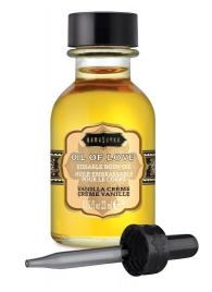 Масло для ласк с ароматом ванили Oil of Love Vanilla Creme - 22 мл. - Kama Sutra - купить с доставкой в Петрозаводске