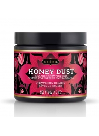 Пудра для тела Honey Dust Body Powder с ароматом клубники - 170 гр. - Kama Sutra - купить с доставкой в Петрозаводске