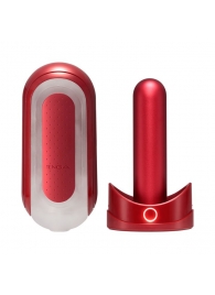 Красный мастурбатор Flip Zero Red   Warmer с подогревом - Tenga - в Петрозаводске купить с доставкой