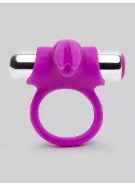 Лиловое виброкольцо с пультом ДУ Remote Control Cock Ring - Happy Rabbit - в Петрозаводске купить с доставкой