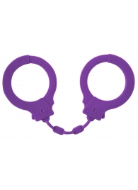 Фиолетовые силиконовые поножи Limitation - Lola Games - купить с доставкой в Петрозаводске