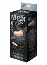 Пустотелый фаллопротез MEN STYLE - 17,5 см. - LOVETOY (А-Полимер) - купить с доставкой в Петрозаводске