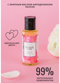 Массажное масло Pleasure Lab Delicate с ароматом пиона и пачули - 50 мл. - Pleasure Lab - купить с доставкой в Петрозаводске