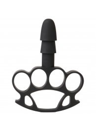 Кастет с штырьком для насадок Vac-U-Lock Knuckle Up - Doc Johnson - купить с доставкой в Петрозаводске