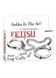 Металлические наручники Metal Leg Cuffs - Pipedream - купить с доставкой в Петрозаводске