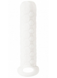 Белый фаллоудлинитель Homme Long - 13,5 см. - Lola Games - в Петрозаводске купить с доставкой