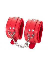 Красные оковы Anonymo из искусственной кожи - ToyFa - купить с доставкой в Петрозаводске