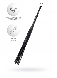 Черный флоггер Anonymo - 64 см. - ToyFa - купить с доставкой в Петрозаводске