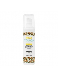 Разогревающее массажное масло с ароматом пина колада Gourmet Pina Colada - 50 мл. - Exsens - купить с доставкой в Петрозаводске
