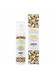 Разогревающее массажное масло с ароматом пина колада Gourmet Pina Colada - 50 мл. - Exsens - купить с доставкой в Петрозаводске