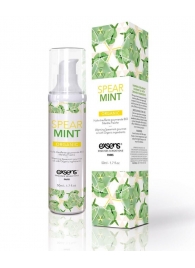 Разогревающее массажное масло Gourmet Spearmint Organic с органическими ингредиентами - 50 мл. - Exsens - купить с доставкой в Петрозаводске