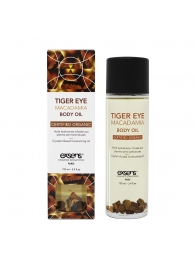Органическое массажное масло TIGER EYE MACADAMIA - 100 мл. - Exsens - купить с доставкой в Петрозаводске